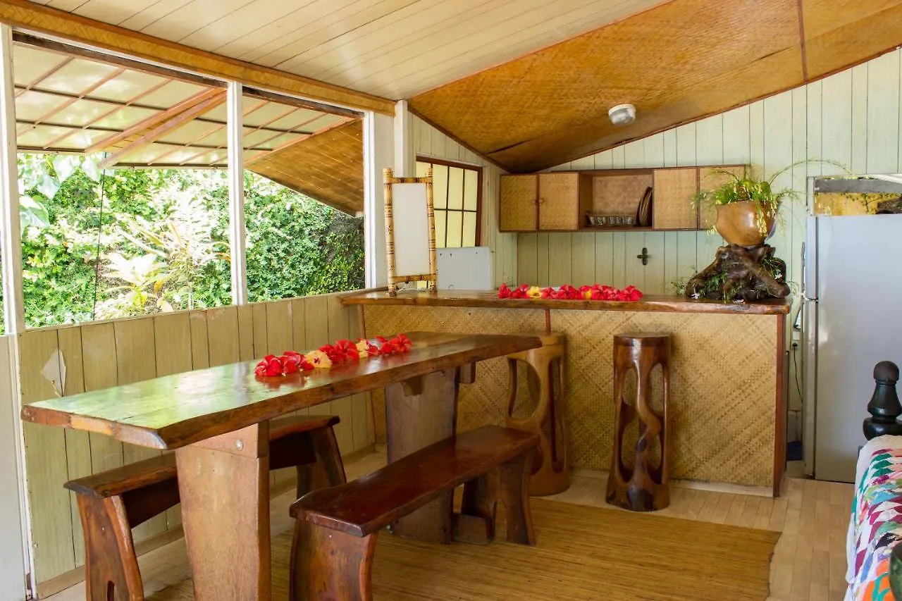Hytte Fare Edith Moorea Haapiti Fransk Polynesien